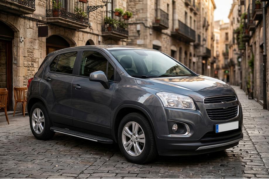 Chevrolet Trax 2012–2023 Sidosteg Bosphorus Grey (2 st, aluminium) Image