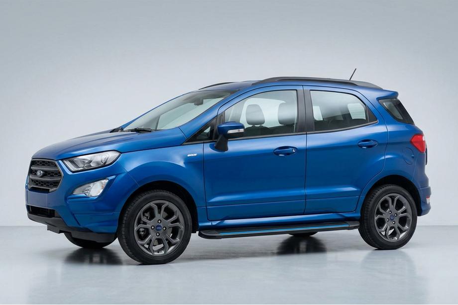 Ford Ecosport 2013–2022 Sidosteg Maya Blue (2 st, aluminium) Image
