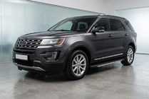 Ford Explorer 2011–2019 Sidosteg Bosphorus Grey (2 st, aluminium) foto 1