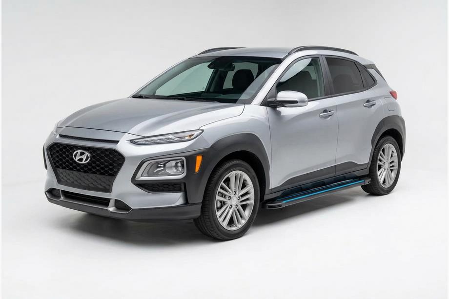 Hyundai Kona 2017–2023 Sidosteg Maya Blue (2 st, aluminium) Image