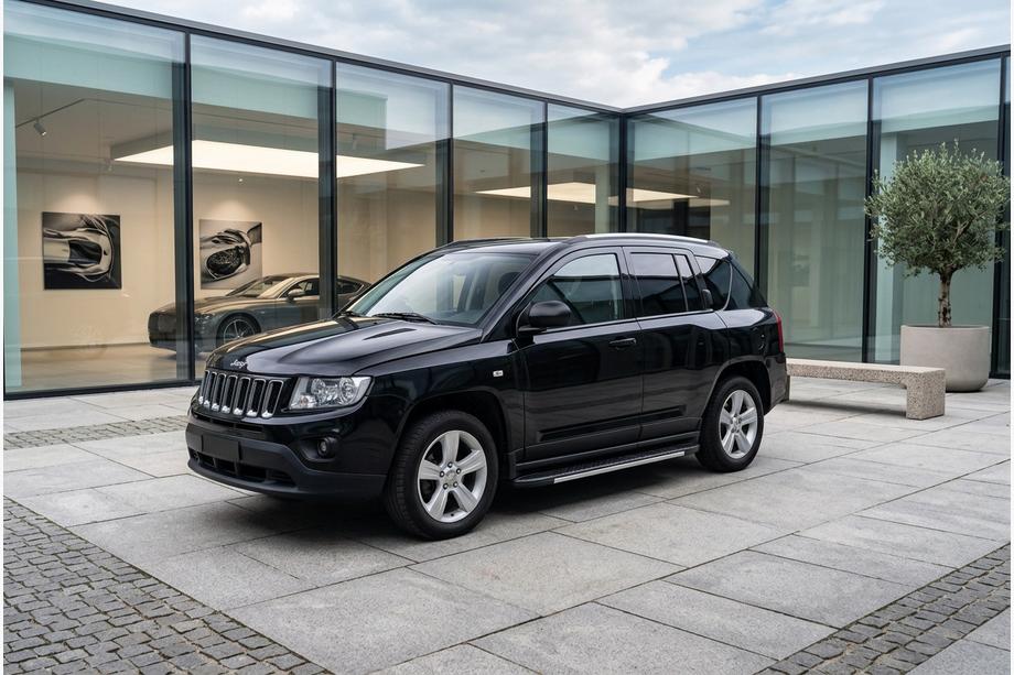 Jeep Compass 2006–2016 Sidosteg Bosphorus Grey (2 st, aluminium) Image