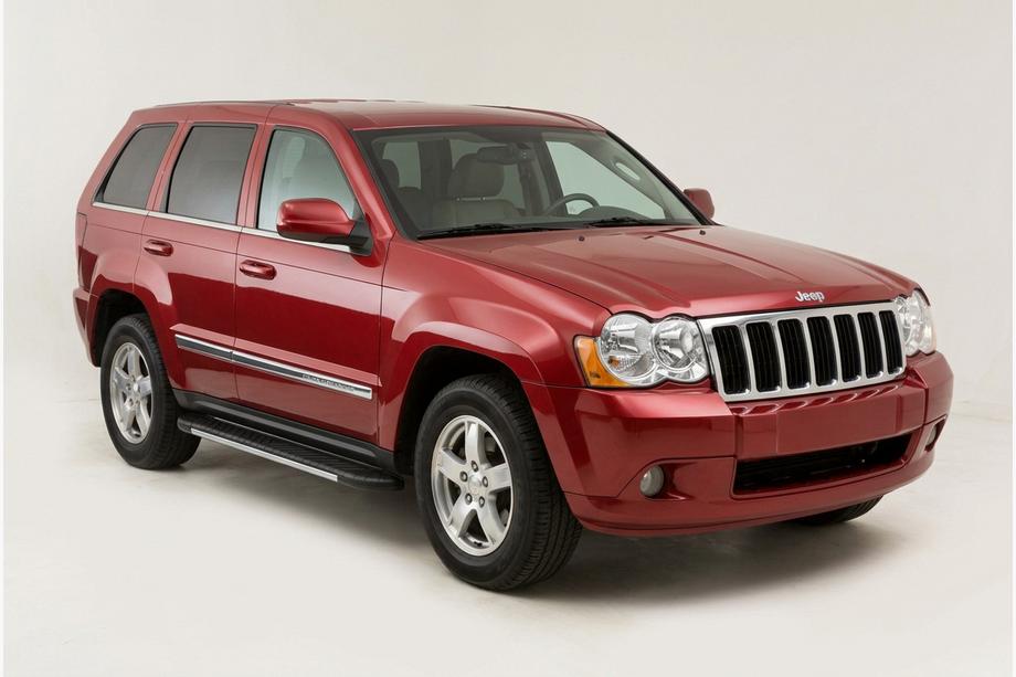 Jeep Grand Cherokee WK 2004–2010 Sidosteg Bosphorus Grey (2 st, aluminium) Image