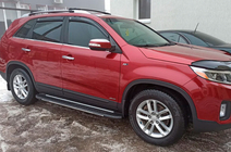 Kia Sorento II XM 2009–2014 Sidosteg Bosphorus Grey (2 st, aluminium) 2013-2016 foto 8
