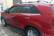 Kia Sorento II XM 2009–2014 Sidosteg Bosphorus Grey (2 st, aluminium) 2013-2016 foto 9