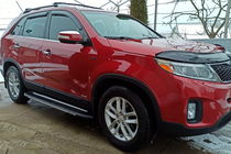 Kia Sorento II XM 2009–2014 Sidosteg Bosphorus Grey (2 st, aluminium) 2013-2016 foto 10