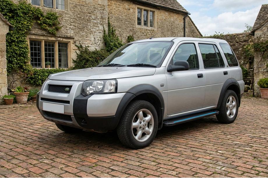 Land Rover Freelander I 1997–2006 Sidosteg Maya Blue (2 st, aluminium) Image