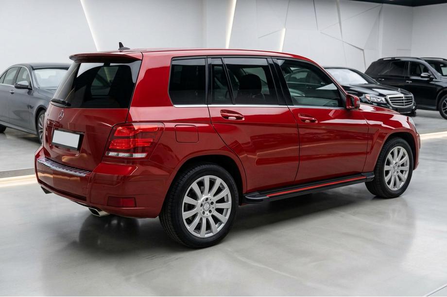 Mercedes GLK class X204 2008–2015 Sidosteg Maya Red (2 st, aluminium) Image