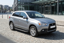 Mitsubishi ASX 2010–2023 Sidosteg Bosphorus Grey (2 st, aluminium) foto 1
