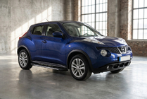 Nissan Juke 2010–2019 Sidosteg Bosphorus Grey (2 st, aluminium) foto 1