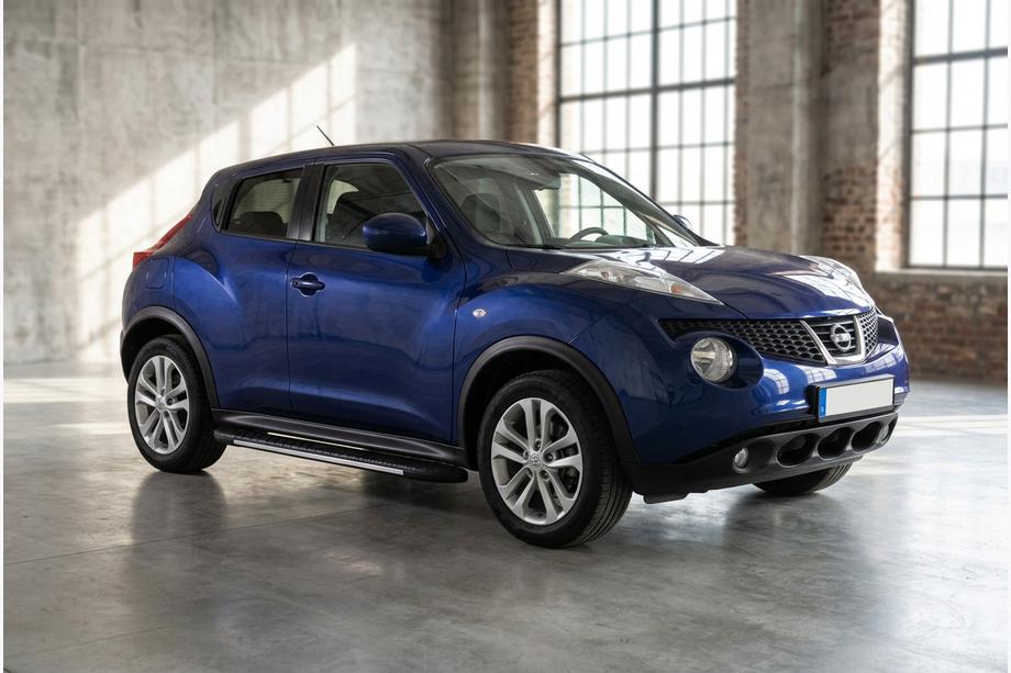 Nissan Juke 2010–2019 Sidosteg Bosphorus Grey (2 st, aluminium) Image