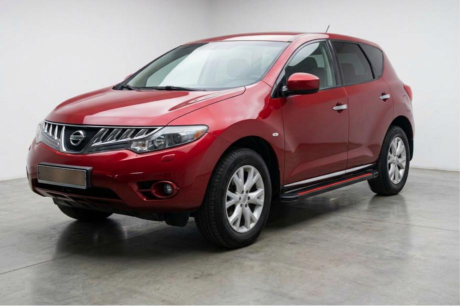 Nissan Murano 2008–2014 Sidosteg Maya Red (2 st, aluminium) Image