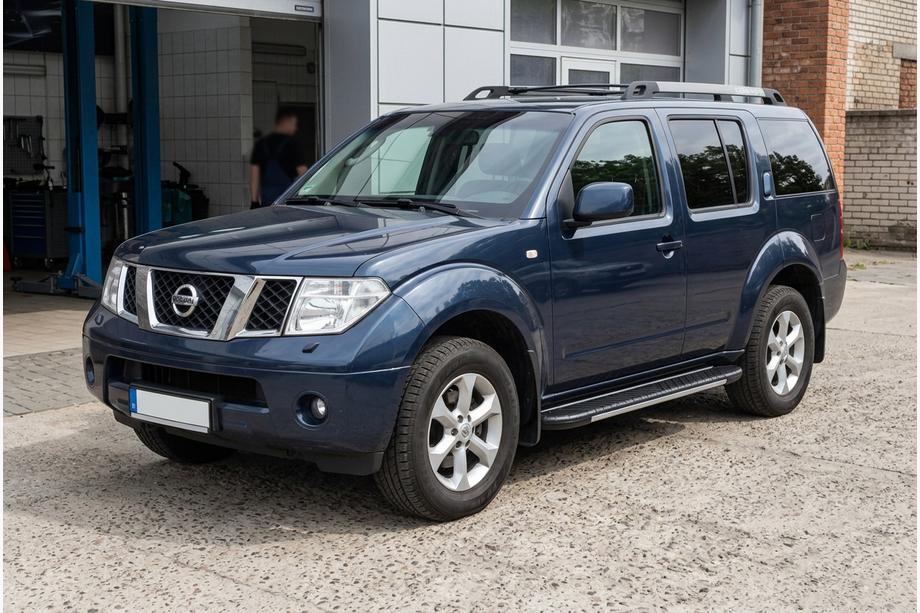 Nissan Pathfinder R51 2005–2014 Sidosteg Bosphorus Grey (2 st, aluminium) Image