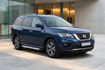 Nissan Pathfinder R52 2012–2021 Sidosteg Maya V2 (2 st, aluminium) foto 1
