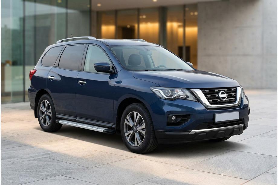Nissan Pathfinder R52 2012–2021 Sidosteg Maya V2 (2 st, aluminium) Image