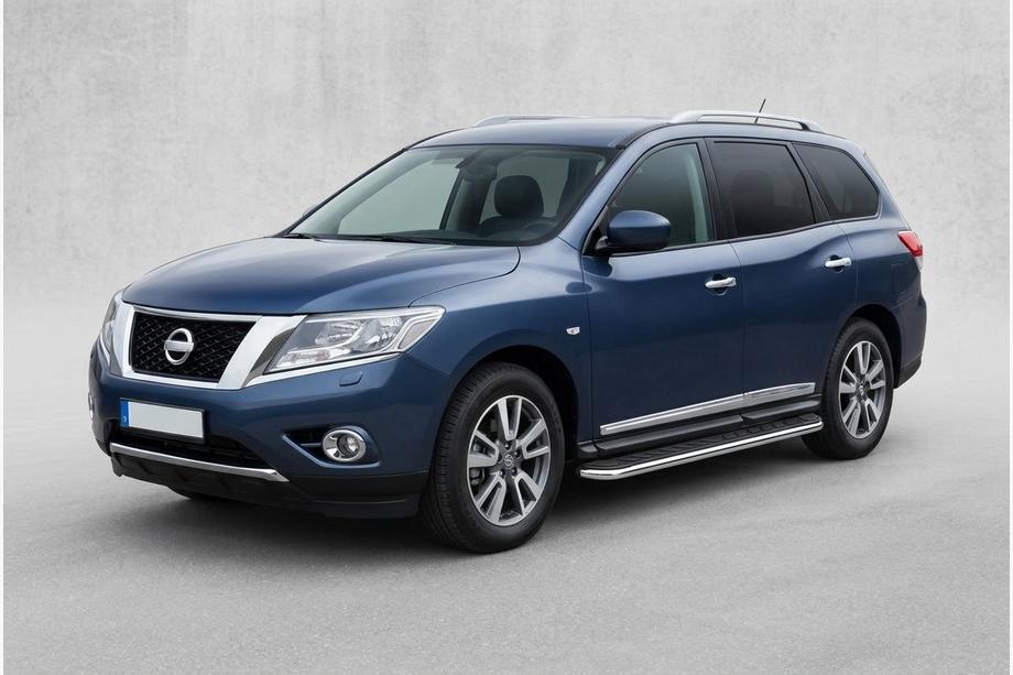 Nissan Pathfinder R52 2012–2021 Sidosteg Maydos V1 (2 st, aluminium) Image