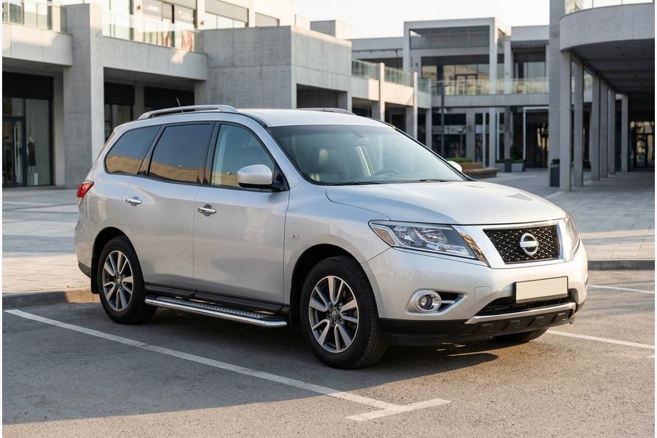 Nissan Pathfinder R52 2012–2021 Sidosteg Maydos V2 (2 st, aluminium) Image
