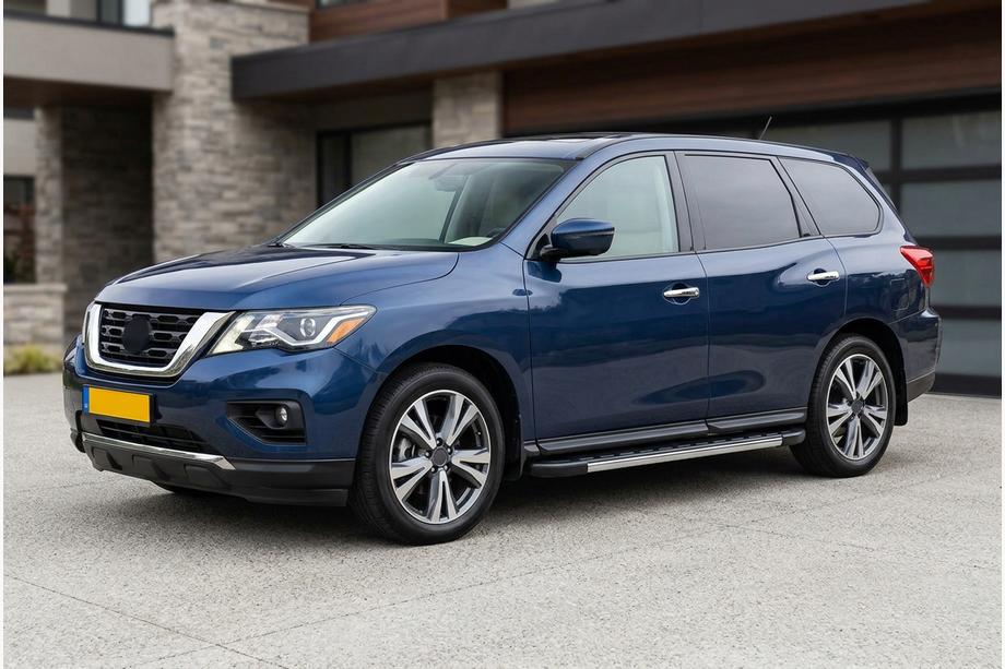 Nissan Pathfinder R52 2012–2021 Sidosteg Duru (2 st, aluminium) Image