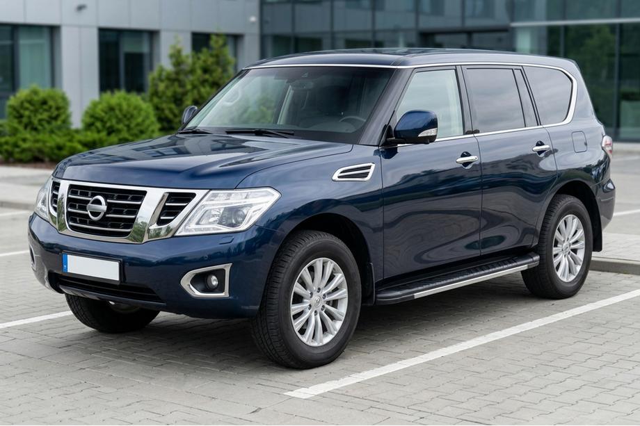 Nissan Patrol Y62 2010–2024 Sidosteg Bosphorus Grey (2 st, aluminium) Image