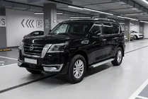 Nissan Patrol Y62 2010–2024 Sidosteg Maya V2 (2 st, aluminium) foto 1