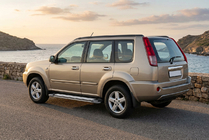 Nissan X-trail T30 2002–2007 Sidosteg Rainbow (2 st, aluminium) foto 1