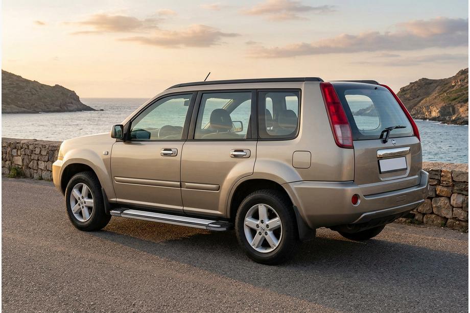 Nissan X-trail T30 2002–2007 Sidosteg Rainbow (2 st, aluminium) Image