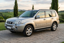 Nissan X-trail T30 2002–2007 Sidosteg Bosphorus Black (2 st, aluminium) foto 1