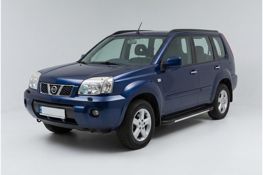 Nissan X-trail T30 2002–2007 Sidosteg Bosphorus Grey (2 st, aluminium) Image