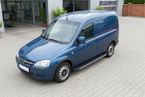 Opel Combo 2002–2012 Sidosteg Bosphorus Grey (2 st, aluminium) foto 1
