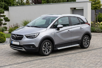 Opel Crossland X 2017–2024 Sidosteg Maya V2 (2 st, aluminium) foto 1