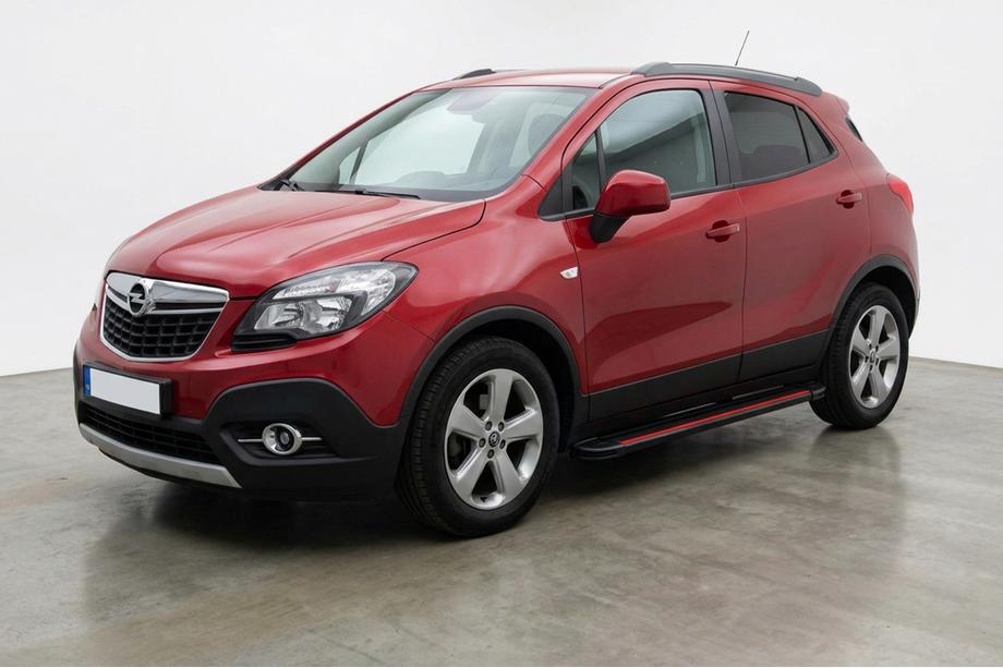 Opel Mokka 2012–2021 Sidosteg Maya Red (2 st, aluminium) Image