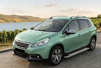 Peugeot 2008 2013–2019 Sidosteg Maydos V2 (2 st, aluminium/rostfritt stål) foto 1