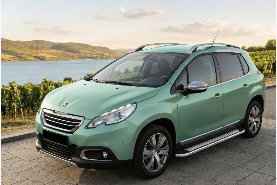 Peugeot 2008 2013–2019 Sidosteg Maydos V2 (2 st, aluminium/rostfritt stål) Image
