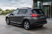 Peugeot 3008 2008–2016 Sidosteg Bosphorus Grey (2 st, aluminium) 2014-2016 foto 1