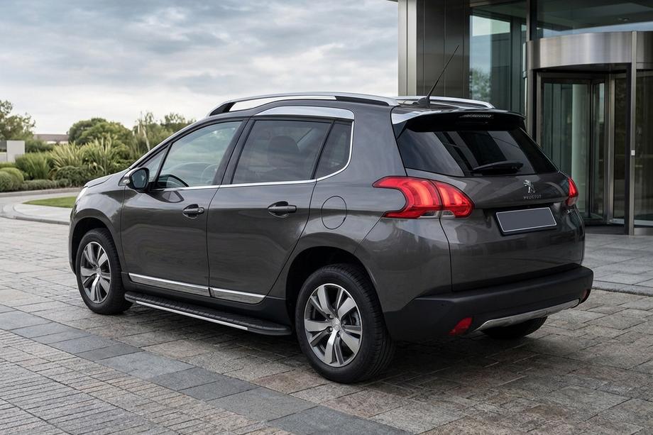 Peugeot 3008 2008–2016 Sidosteg Bosphorus Grey (2 st, aluminium) 2014-2016 Image