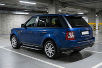 Range Rover Sport 2005–2013 Sidosteg Bosphorus Grey (2 st, aluminium) foto 1