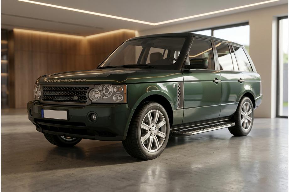 Range Rover III L322 2002–2012 Sidosteg Bosphorus Grey (2 st, aluminium) Image