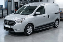 Renault Dokker 2013–2022 Sidosteg Bosphorus Grey (2 st, aluminium) foto 1