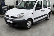 Renault Kangoo 1998–2008 Sidosteg Bosphorus Grey (2 st, aluminium) foto 1