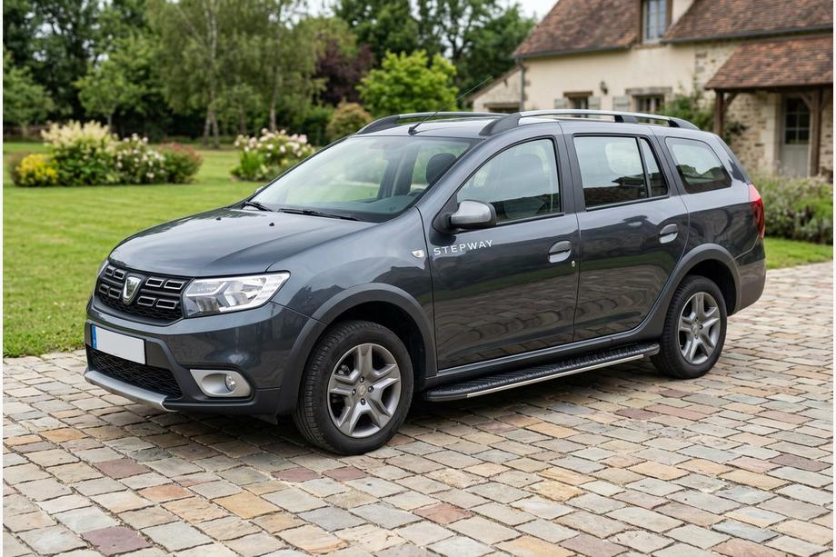 Renault Logan MCV 2013–2022 Sidosteg Bosphorus Grey (2 st, aluminium) Image