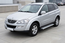 SsangYong Kyron 2005–2014 Sidosteg Maya V2 (2 st, aluminium) foto 1