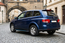 SsangYong Kyron 2005–2014 Sidosteg Maya Blue (2 st, aluminium) foto 1