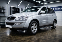 SsangYong Kyron 2005–2014 Sidosteg Maydos V2 (2 st, aluminium/rostfritt stål) foto 1