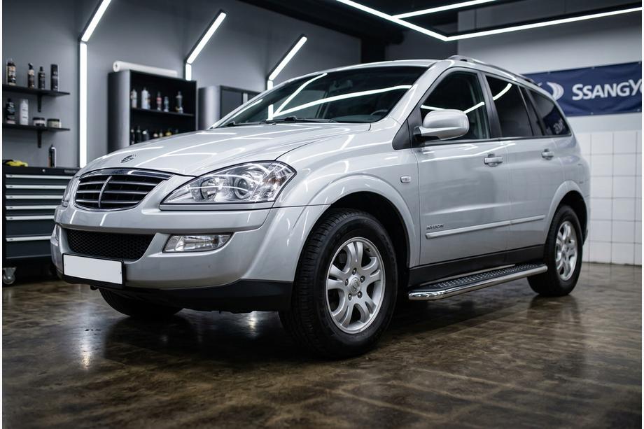 SsangYong Kyron 2005–2014 Sidosteg Maydos V2 (2 st, aluminium/rostfritt stål) Image
