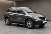 SsangYong Action 2005–2018 Sidosteg Bosphorus Grey (2 st, aluminium) foto 1