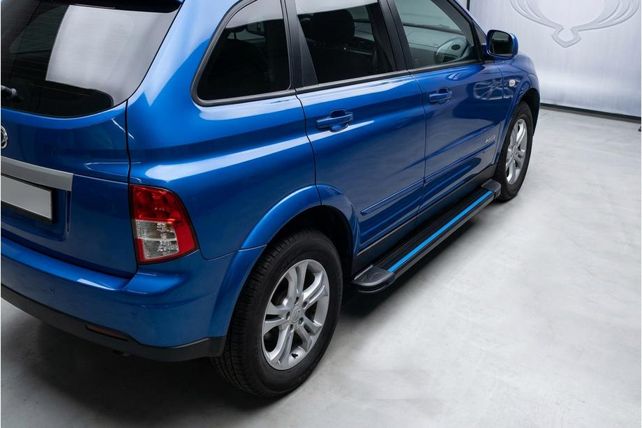 SsangYong Action 2005–2018 Sidosteg Maya Blue (2 st, aluminium) Image