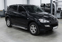 SsangYong Action 2005–2018 Sidosteg Maydos V2 (2 st, aluminium/rostfritt stål) foto 1