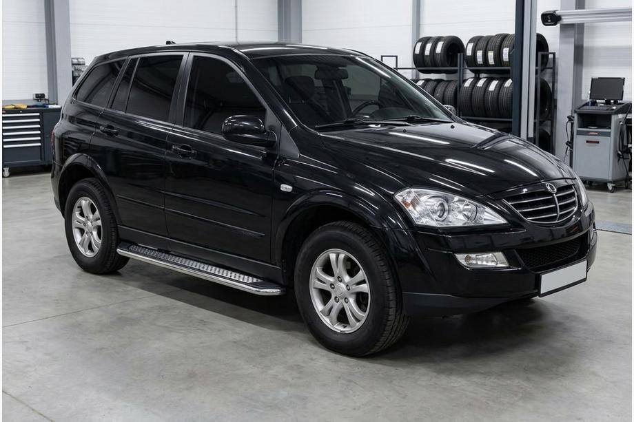 SsangYong Action 2005–2018 Sidosteg Maydos V2 (2 st, aluminium/rostfritt stål) Image
