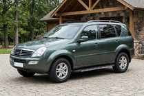 SsangYong Rexton I 2001–2017 Sidosteg Bosphorus Grey (2 st, aluminium) 2005-2012 foto 1