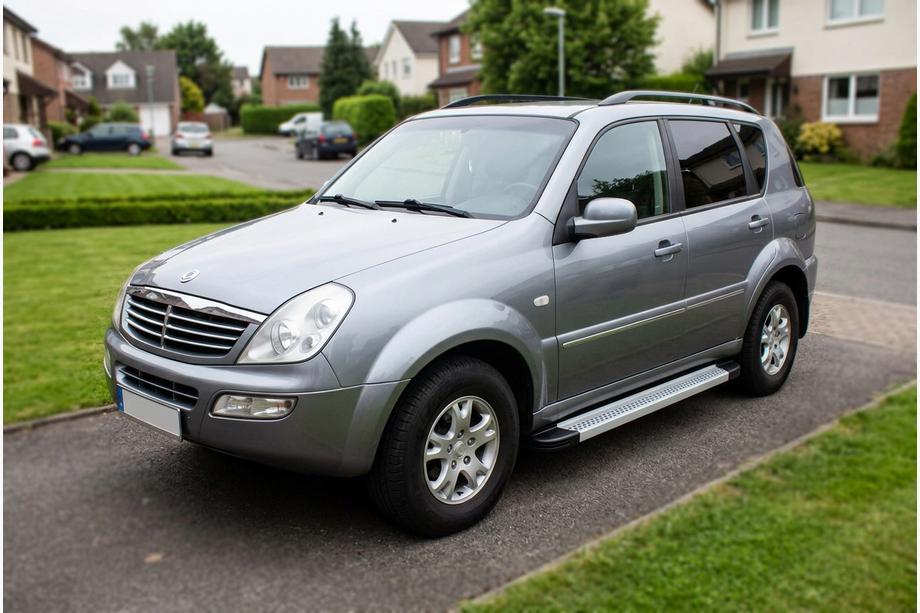 SsangYong Rexton I 2001–2017 Sidosteg Maya V2 (2 st, aluminium) Image