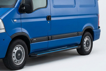 Renault Master 1998–2010 Sidosteg Maya Blue (2 st, aluminium) foto 1